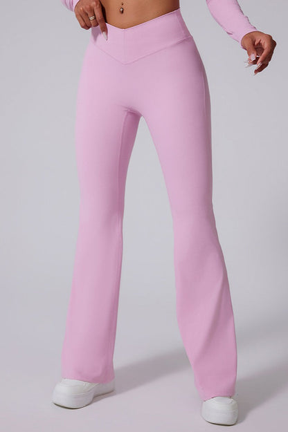 V-Waist Brushed Booty Lifting Workout Leggings