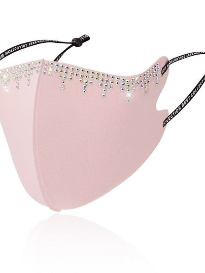 Face Mask Nylon Fashion Shiny 3D Party Pure Color 1pc / pack Mask Portable Windproof Outdoor / Fall / Spring / Summer for Women