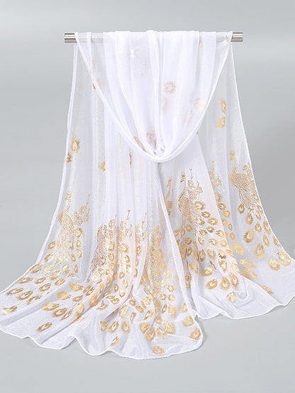 Shawl Daily Holiday Polyester Casual Formal Sunscreen Decoration 1 PC for Women