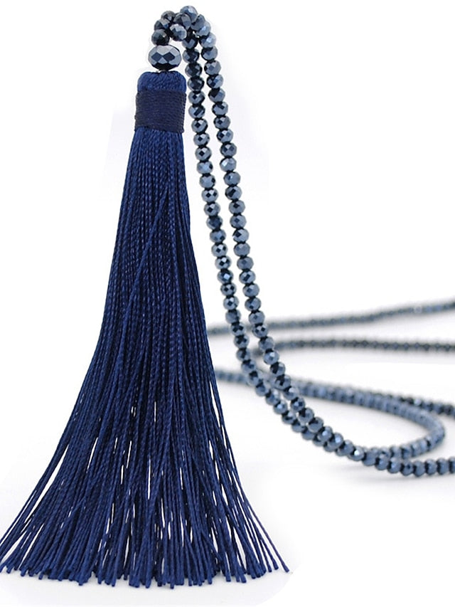 1pc Pendant Necklace Necklace For Glass Long Spike / Y Necklace / Long Necklace for Women