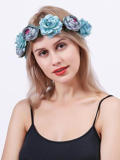 1PC Headbands Headband For Wedding Birthday Fabric 1 White Champagne for Women