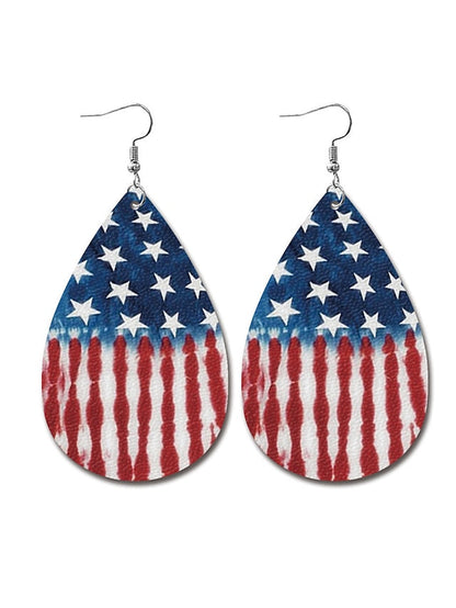 Earrings Fashion Outdoor National Flag Earring for Women