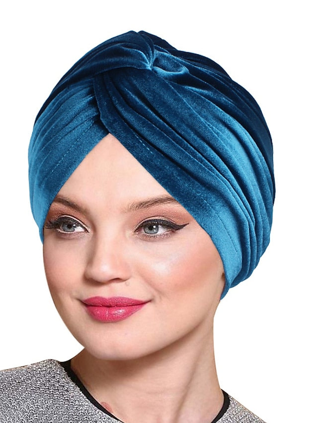 Muslim Hijab Bonnet Outdoor Home Daily Solid / Plain Color Polyester Casual Casual / Daily 1 pcs for Women