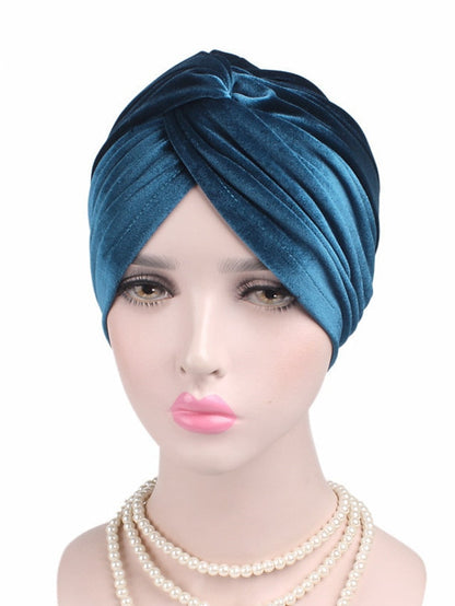 Muslim Hijab Bonnet Outdoor Home Daily Solid / Plain Color Polyester Casual Casual / Daily 1 pcs for Women