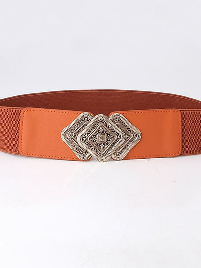Belt PU White Black Brown Rose Red Wide Belt Outdoor Holiday Multicolor Pure Color / Spring / Summer / Fall / Winter for Women