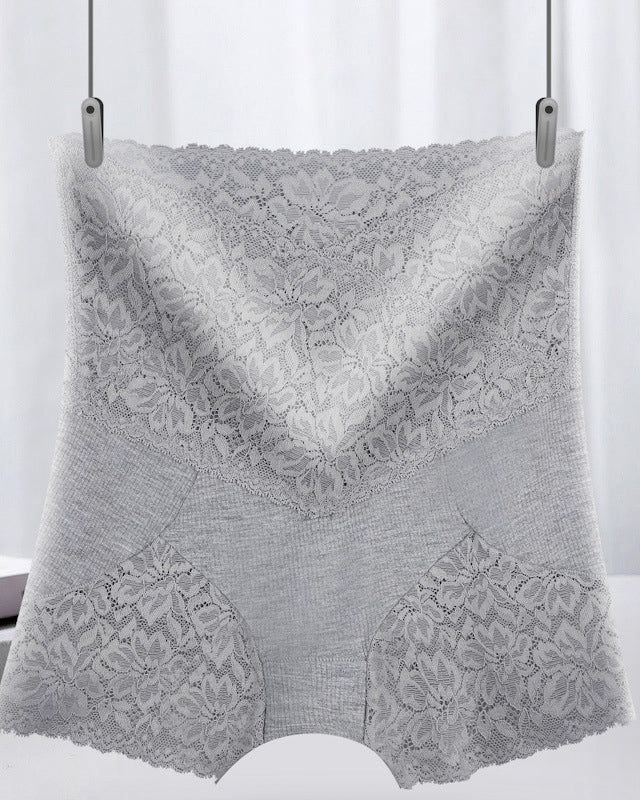 Lace High Waist Tummy Control Panties Leggings