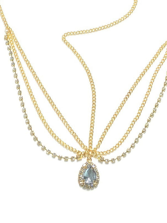 1pc Headbands Hair Accessory Set For Wedding Gift Holiday Head Alloy Golden Silver for Women