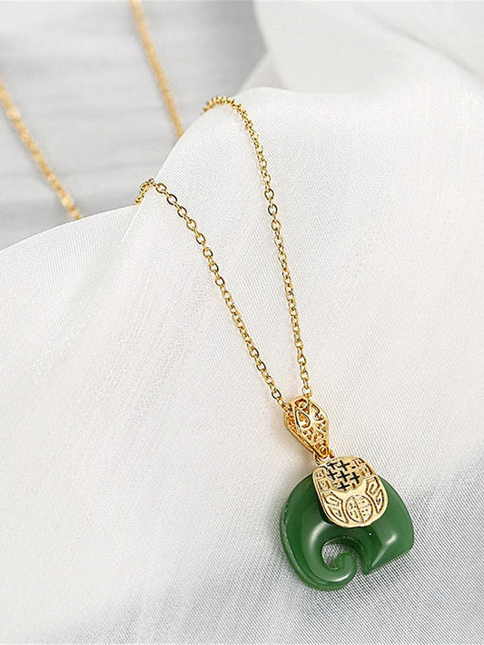 necklace Daily Outdoor Elephant Necklaces for Women
