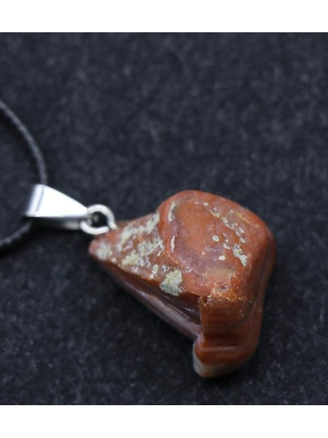 Europe And The United States New Original Stone Pendant Multi-Color Agate Stone Necklace for Women