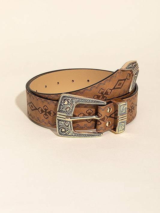 Belt PU Brown Waist Belt Holiday Weekend Pure Color / Vintage / Spring / Summer / Fall / Winter for Women