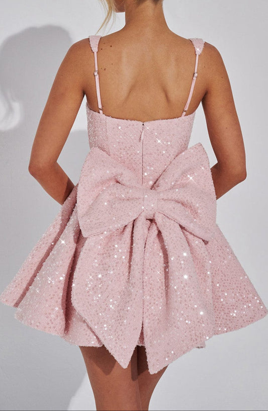 Triana Mini Dress - Blush