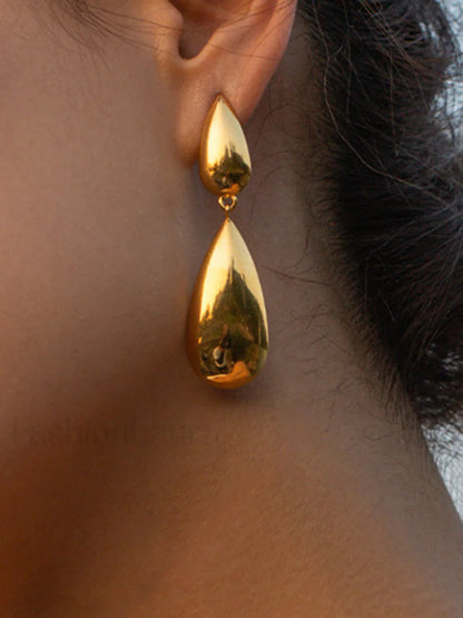 Double Teardrop Earrings