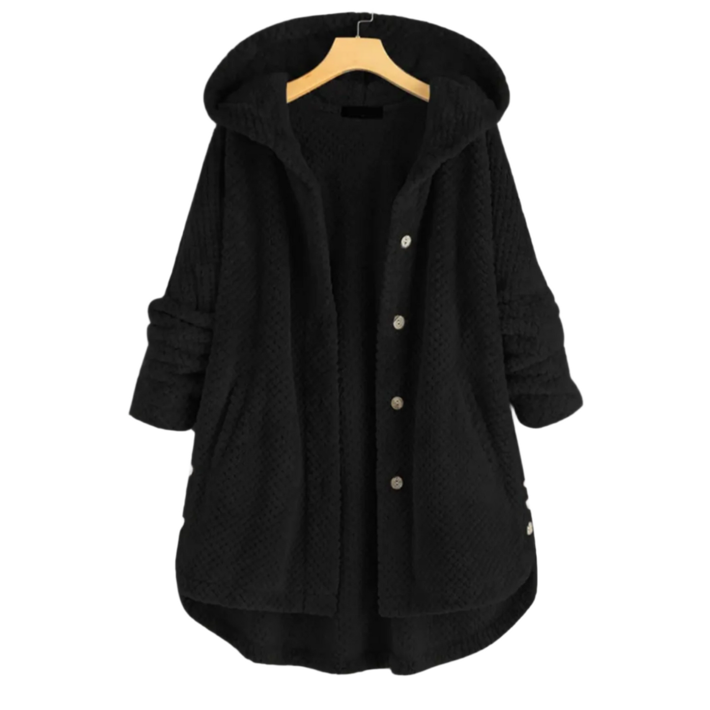 Juvy - Chaqueta polar con capucha - Casual - - Ideal para Otoño/Invierno