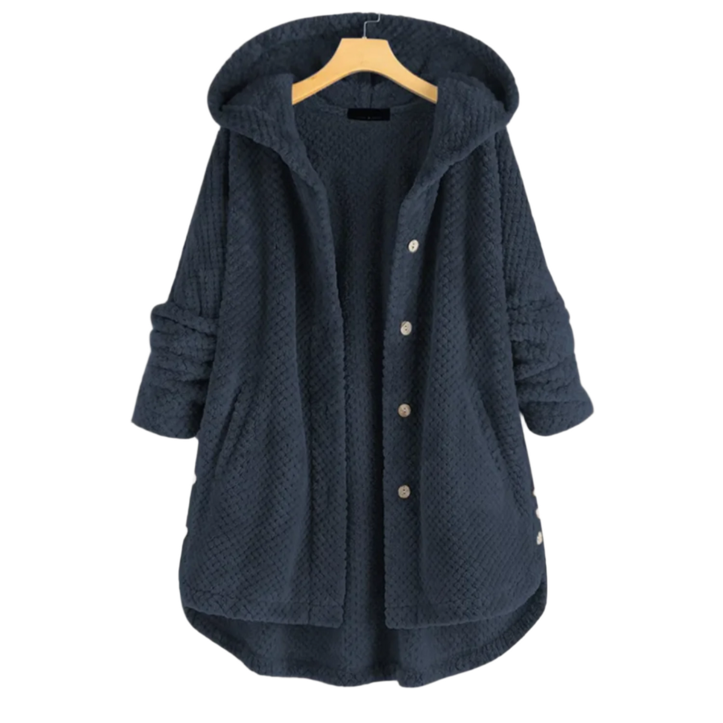 Juvy - Chaqueta polar con capucha - Casual - - Ideal para Otoño/Invierno