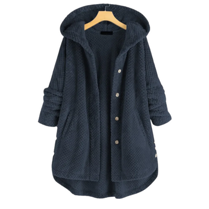 Juvy - Chaqueta polar con capucha - Casual - - Ideal para Otoño/Invierno