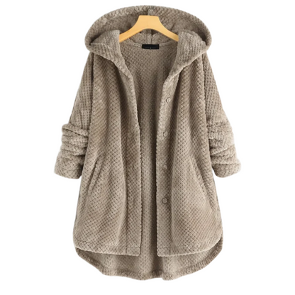 Juvy - Chaqueta polar con capucha - Casual - - Ideal para Otoño/Invierno