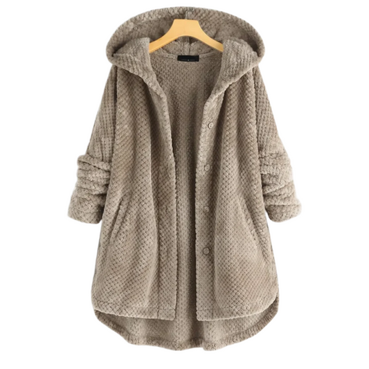 Juvy - Chaqueta polar con capucha - Casual - - Ideal para Otoño/Invierno
