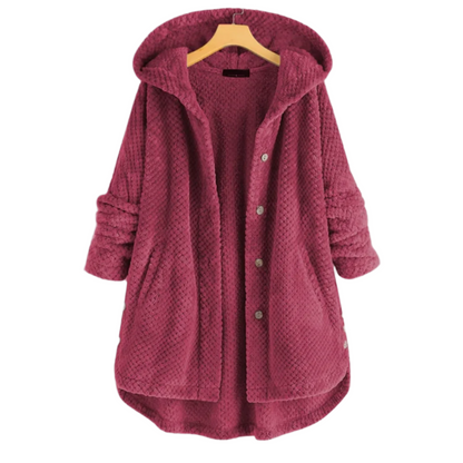 Juvy - Chaqueta polar con capucha - Casual - - Ideal para Otoño/Invierno