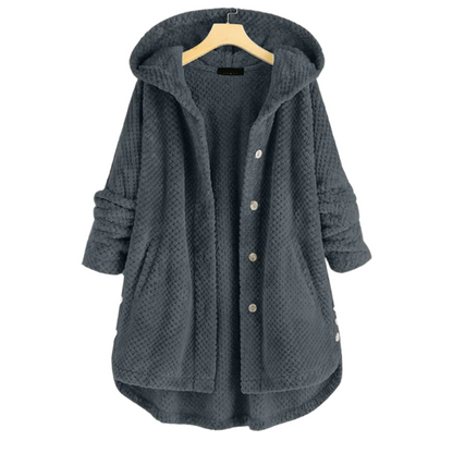 Juvy - Chaqueta polar con capucha - Casual - - Ideal para Otoño/Invierno