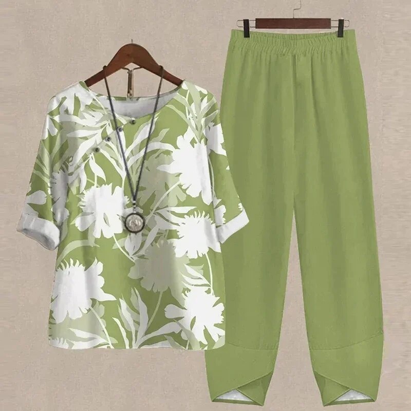 Caitlyn - Conjunto de verano - Casual - Estilo moderno y ligero - Ideal para el verano