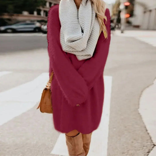 Vestido mini fácil de usar con mangas sueltas para mujer | Ideal para primavera/verano