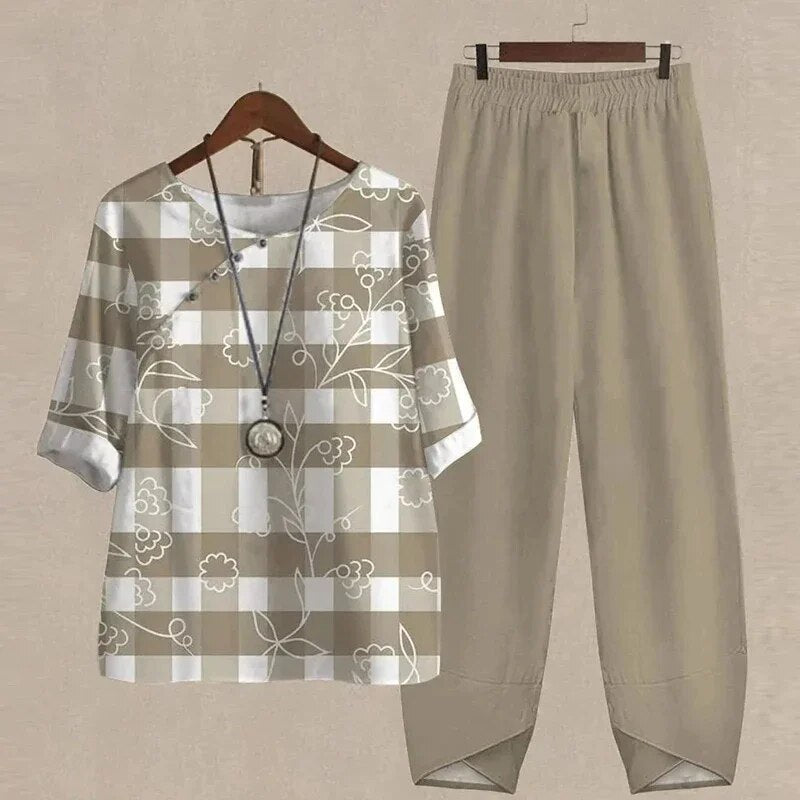 Caitlyn - Conjunto de verano - Casual - Estilo moderno y ligero - Ideal para el verano