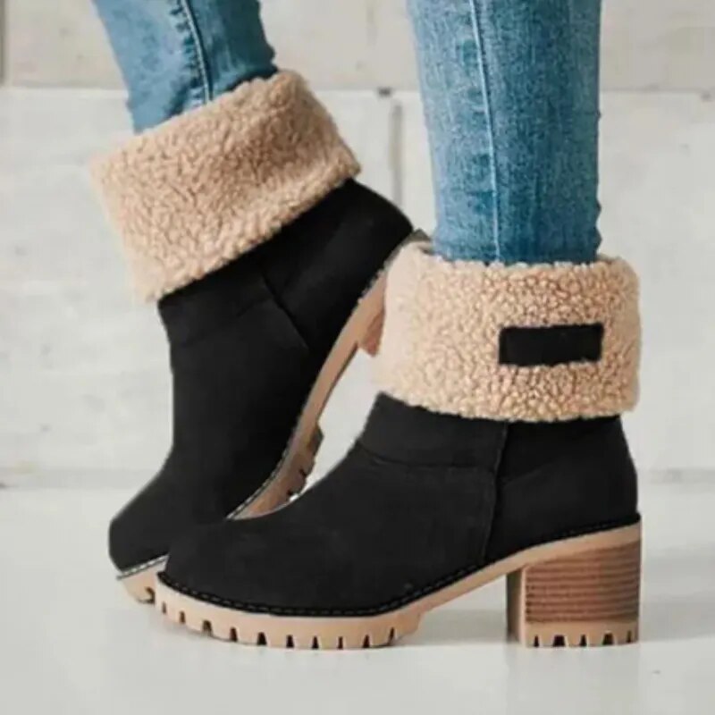 Botines de ante con tacón para mujer | Ideales para otoño