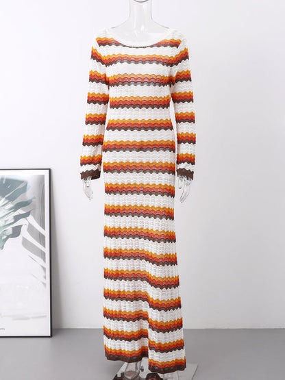 Chic Striped Maxi Dress | Great for Casual Days