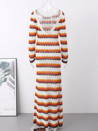 Chic Striped Maxi Dress | Great for Casual Days