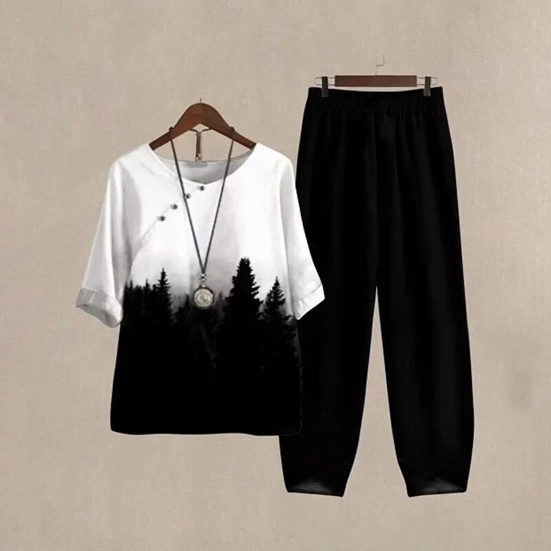 Caitlyn - Conjunto de verano - Casual - Estilo moderno y ligero - Ideal para el verano