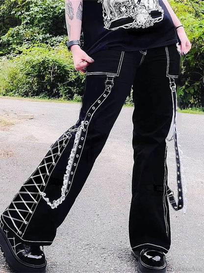 Dress Gothic Denim Rebel Pant