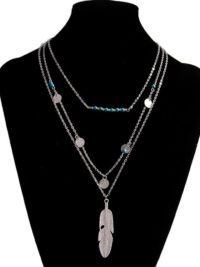 necklace Casual Street Leaf Necklaces for Women