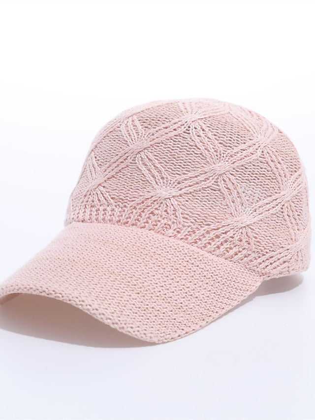 New Summer Fashion Hip Hop Baseball Cap Women Outdoor Sports Sun Hats Adjustable Hollow Caps for Women