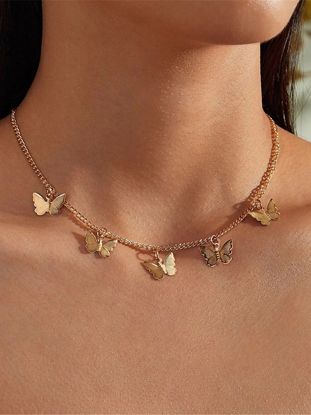 necklace Fashion Outdoor Butterfly Necklaces for Women