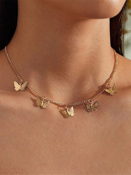necklace Fashion Outdoor Butterfly Necklaces for Women