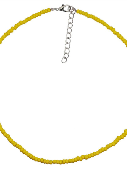 necklace Ethnic Style Street Pure Color Necklaces for Women