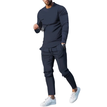 Duncan - Conjunto de camisa y pantalón - Deportivo - Ideal para Otoño/Invierno