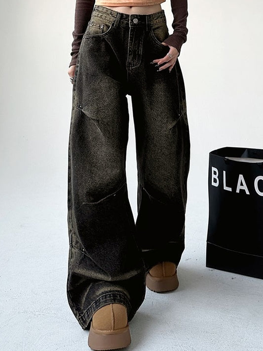 Hip Pop Distressed High Rise Boyfriend Jeans