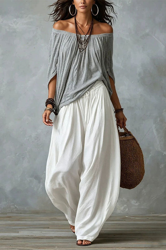Elena Boho Chic Two-Piece Set