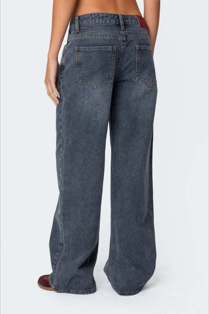 Low Rise Vintage Wide Leg Jean