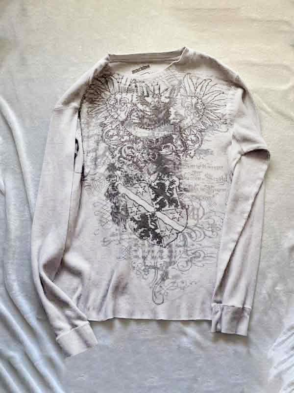 Vintage Print Long Sleeve Tee