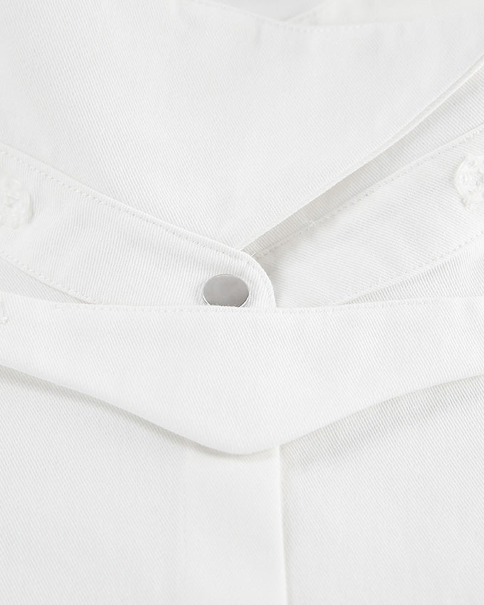 Lapel Loose Cotton Shirt