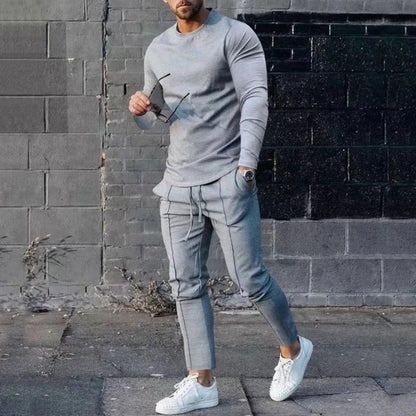 Duncan - Conjunto de camisa y pantalón - Deportivo - Ideal para Otoño/Invierno
