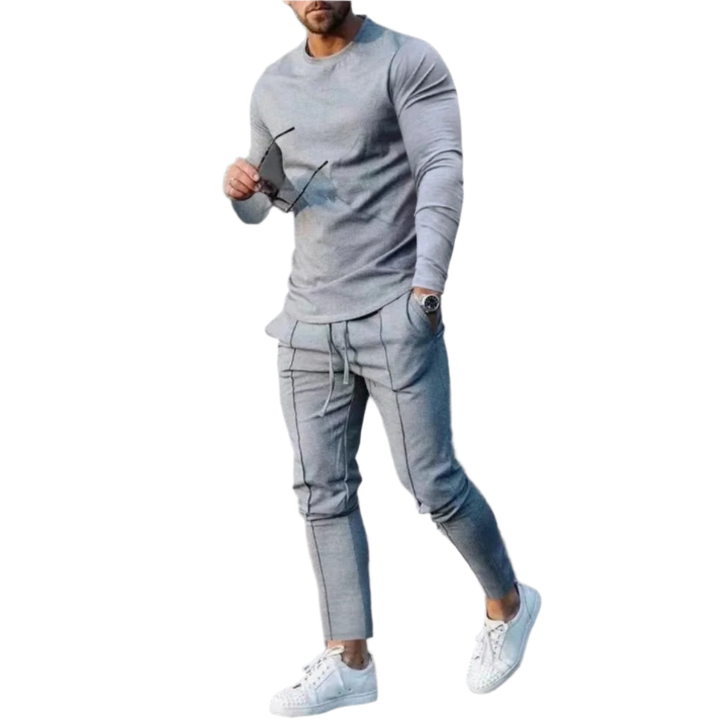 Duncan - Conjunto de camisa y pantalón - Deportivo - Ideal para Otoño/Invierno