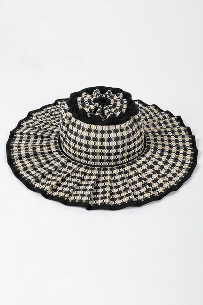 Stylish Foldable Sun-protective Woven Casual Straw Hat