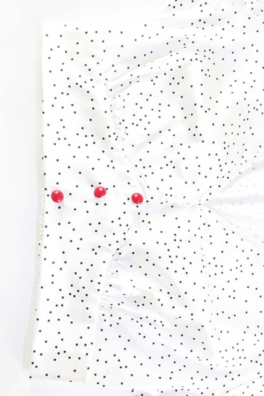 Polka Dot Satin V Neck Crop Top Mermaid Skirt Set