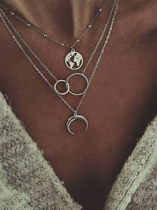 necklace Chic & Modern Street Geometry Necklaces / Gold / Silver / Fall / Winter / Spring for Women