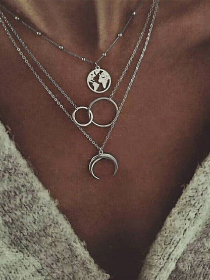 necklace Chic & Modern Street Geometry Necklaces / Gold / Silver / Fall / Winter / Spring for Women