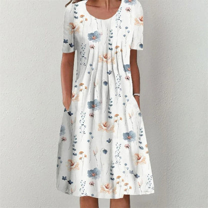 Kynlee - Floral Summer MIdi Dress for Women