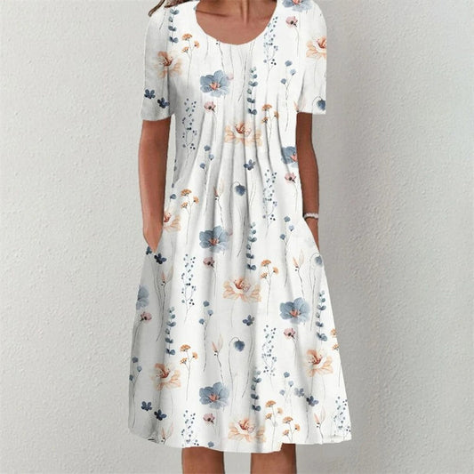 Kynlee - Floral Summer MIdi Dress for Women